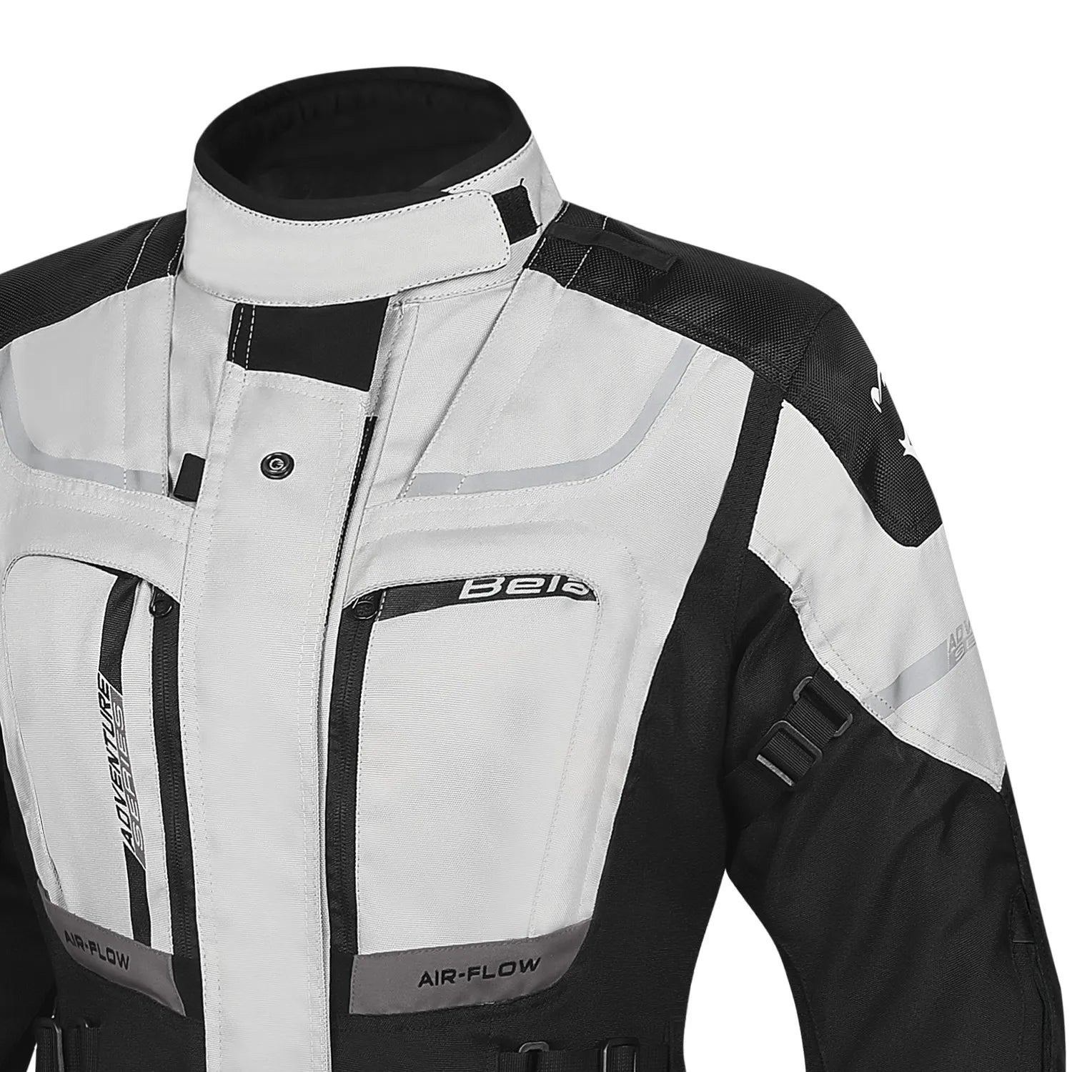 BELA TRANSFORMER LADY 3IN1 MOTORCYCLE TOURING JACKET ICE GREY BLACK