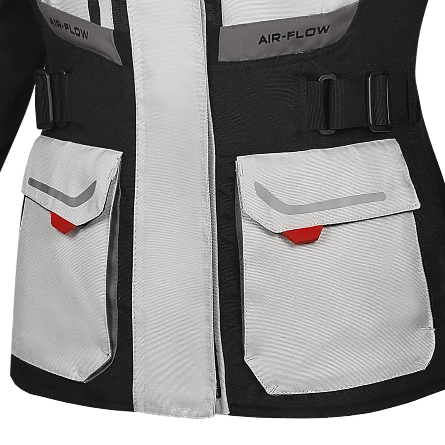 BELA TRANSFORMER LADY 3IN1 MOTORCYCLE TOURING JACKET ICE GREY BLACK