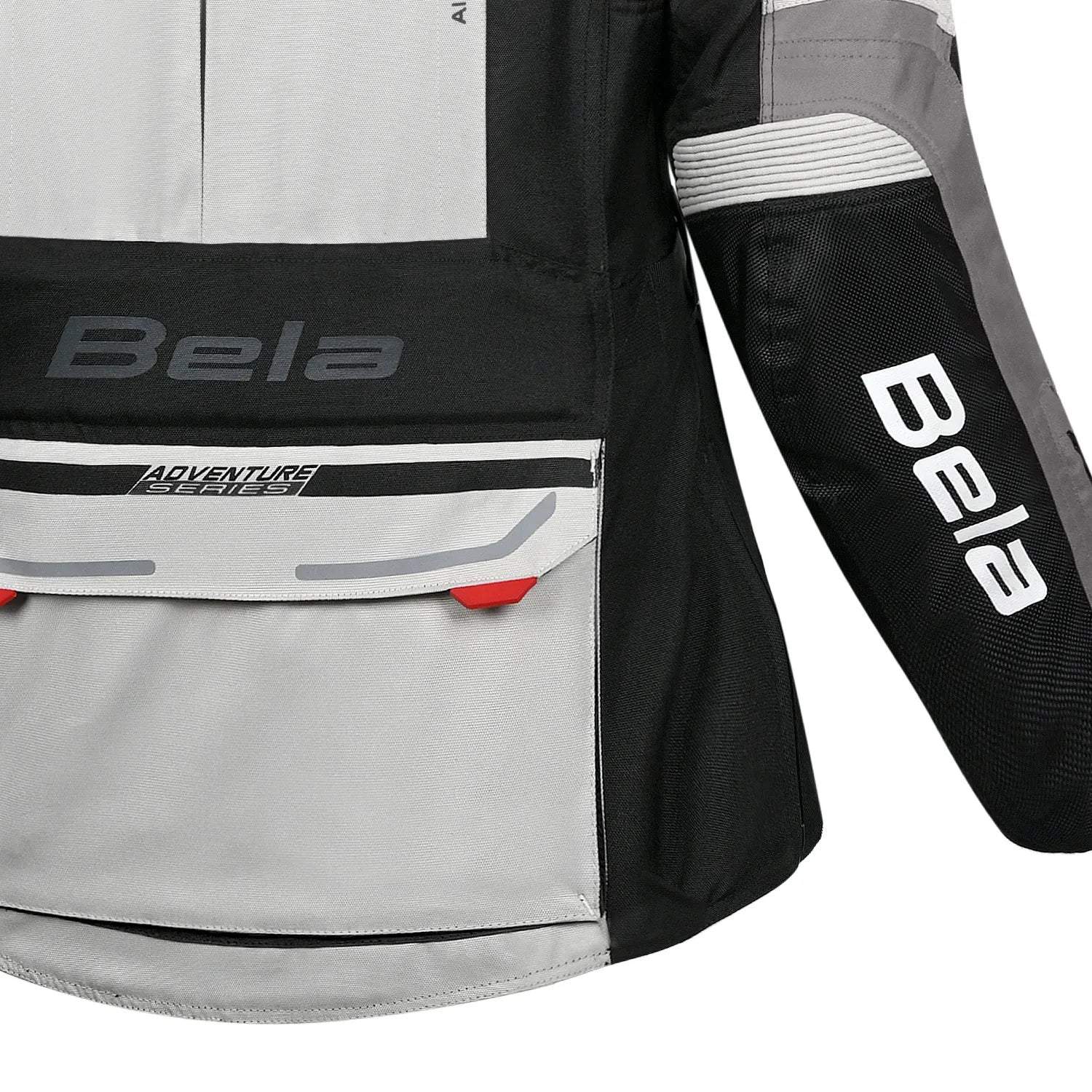 BELA TRANSFORMER LADY 3IN1 MOTORCYCLE TOURING JACKET ICE GREY BLACK
