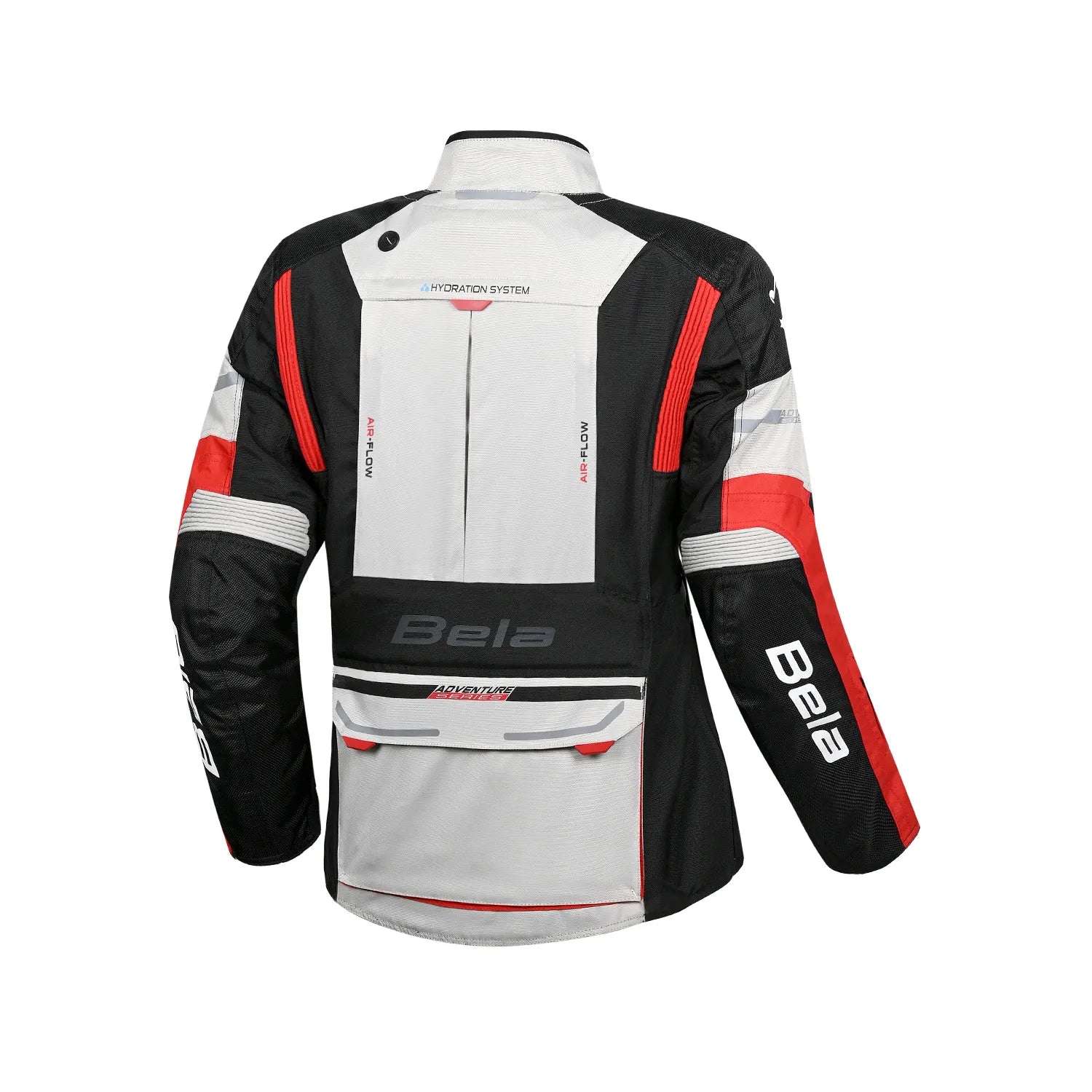 BELA TRANSFORMER LADY 3IN1 MOTORCYCLE TOURING JACKET ICE RED BLACK
