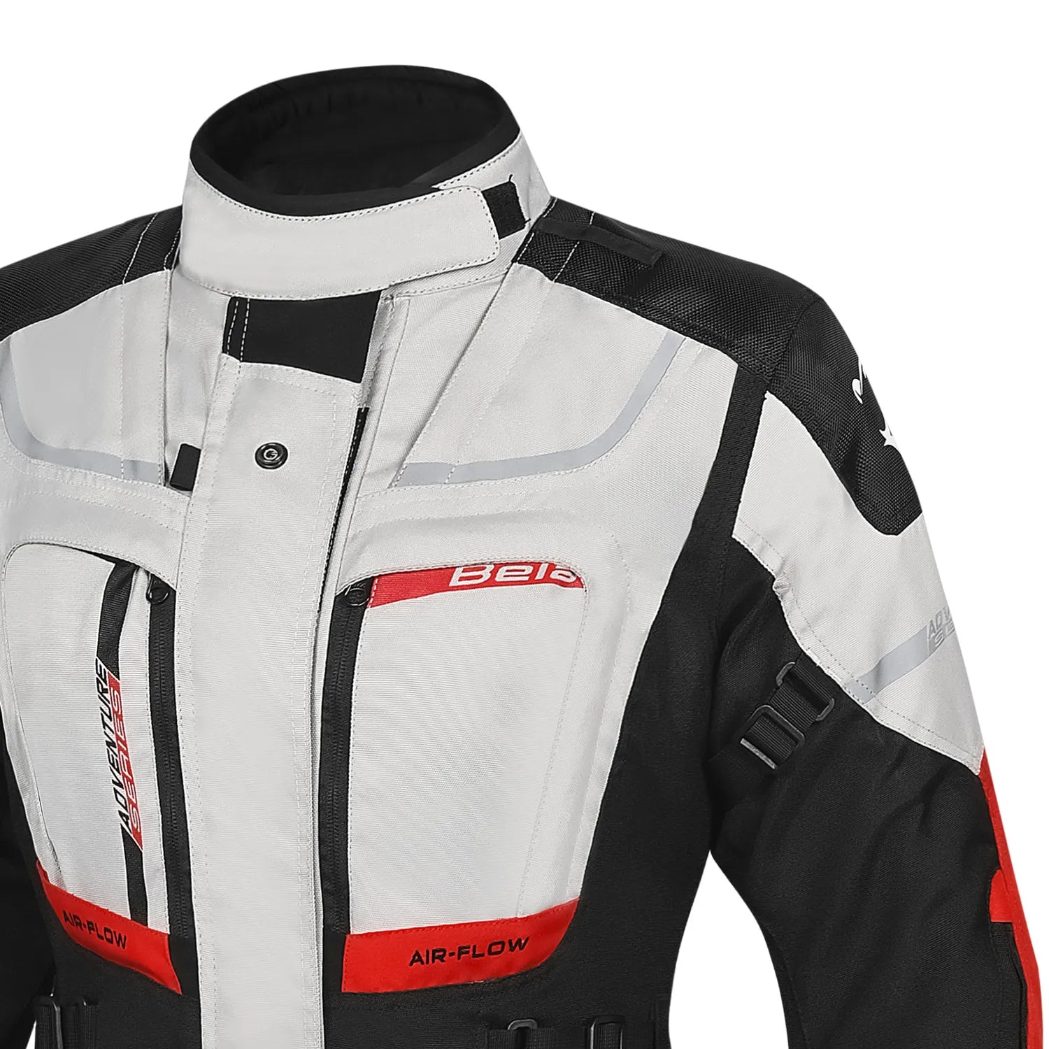 BELA TRANSFORMER LADY 3IN1 MOTORCYCLE TOURING JACKET ICE RED BLACK