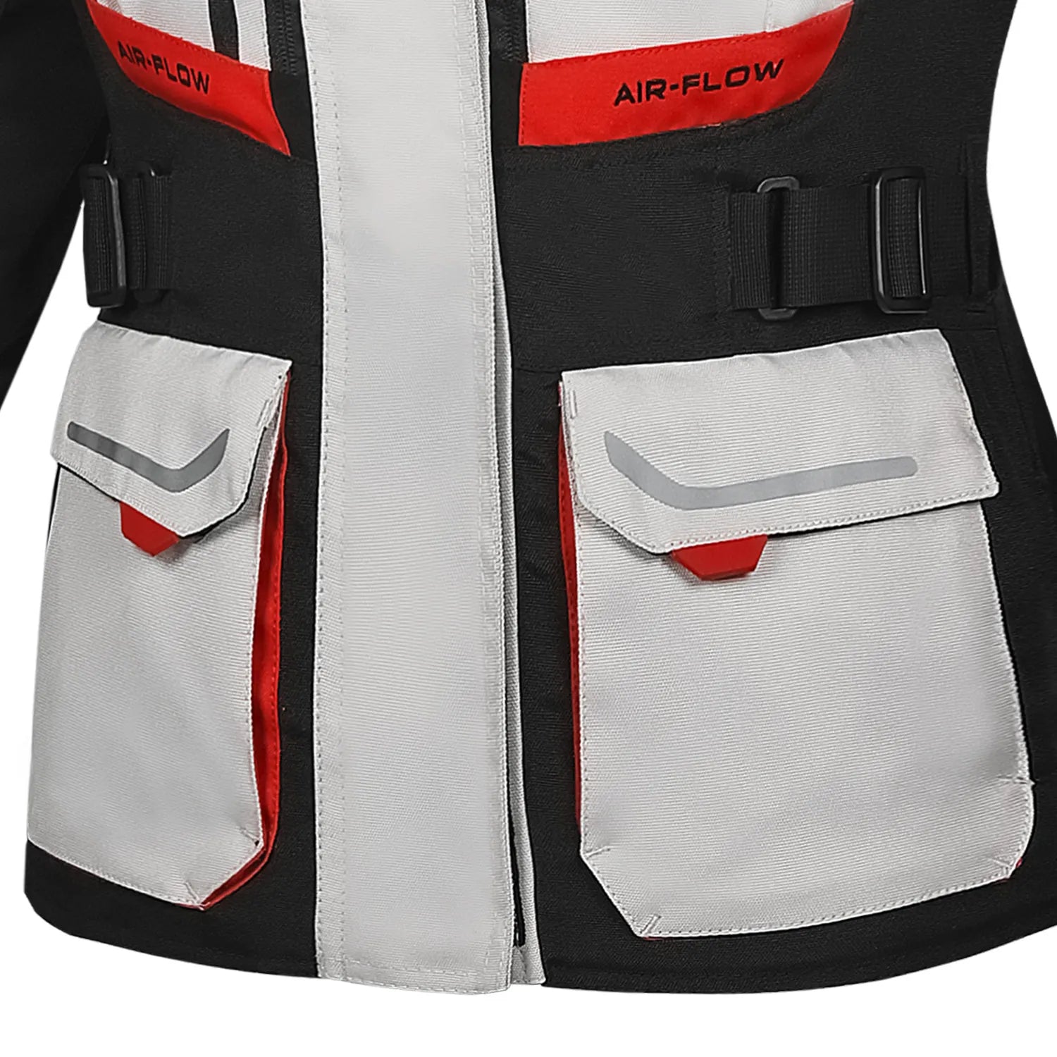 BELA TRANSFORMER LADY 3IN1 MOTORCYCLE TOURING JACKET ICE RED BLACK