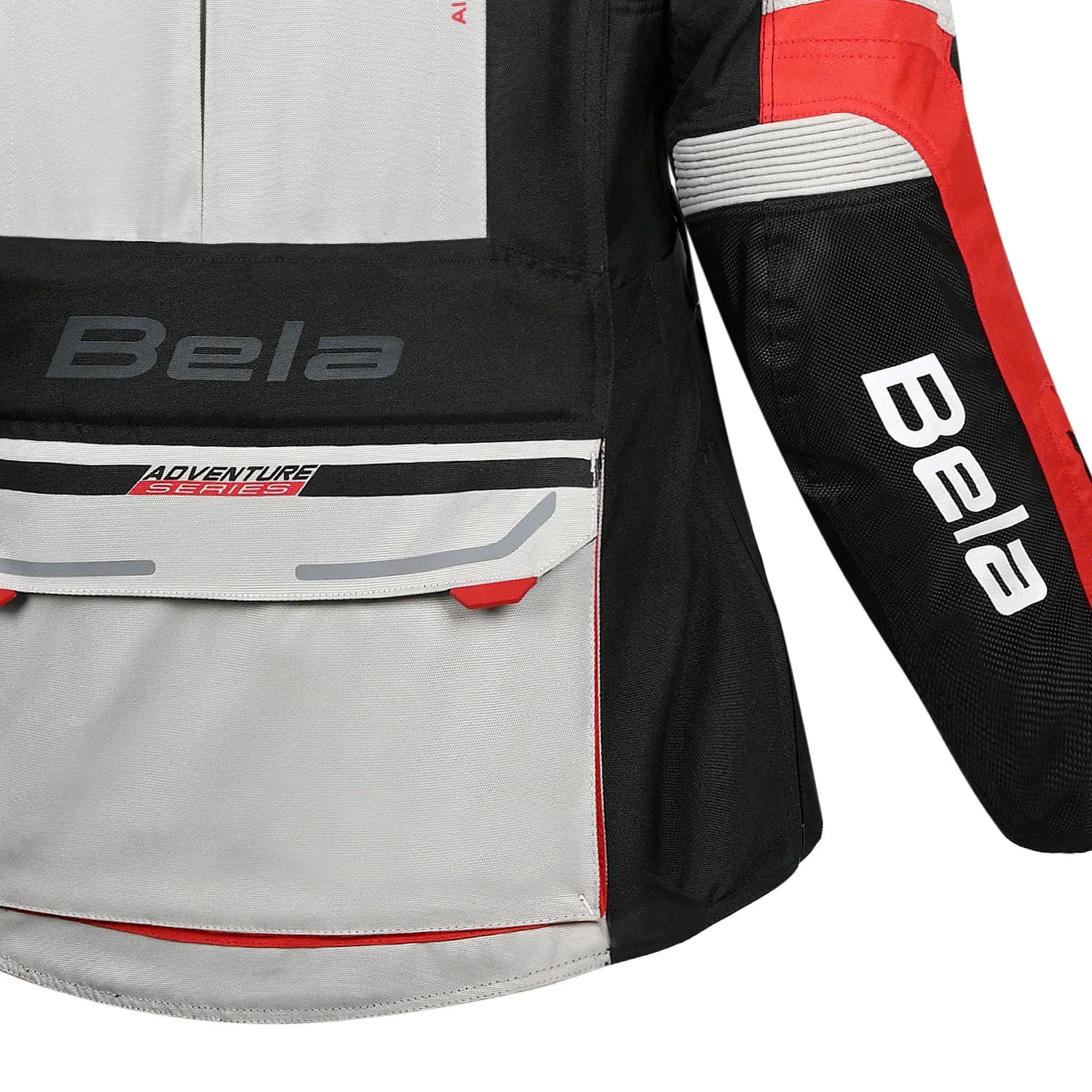 BELA TRANSFORMER LADY 3IN1 MOTORCYCLE TOURING JACKET ICE RED BLACK