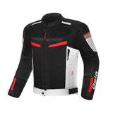BELA SPRINTER MOTORBIKE TEXTILE JACKET BLACK/ICE/RED