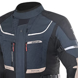 BELA TRANSFORMER MEN TEXTILE TOURING MOTORCYCLE JACKET NAVY SAND