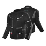 BELA TRANSFORMER 3IN1 MEN MOTOCYCLE TEXTILE JACKET BLACK ANTHRACITE