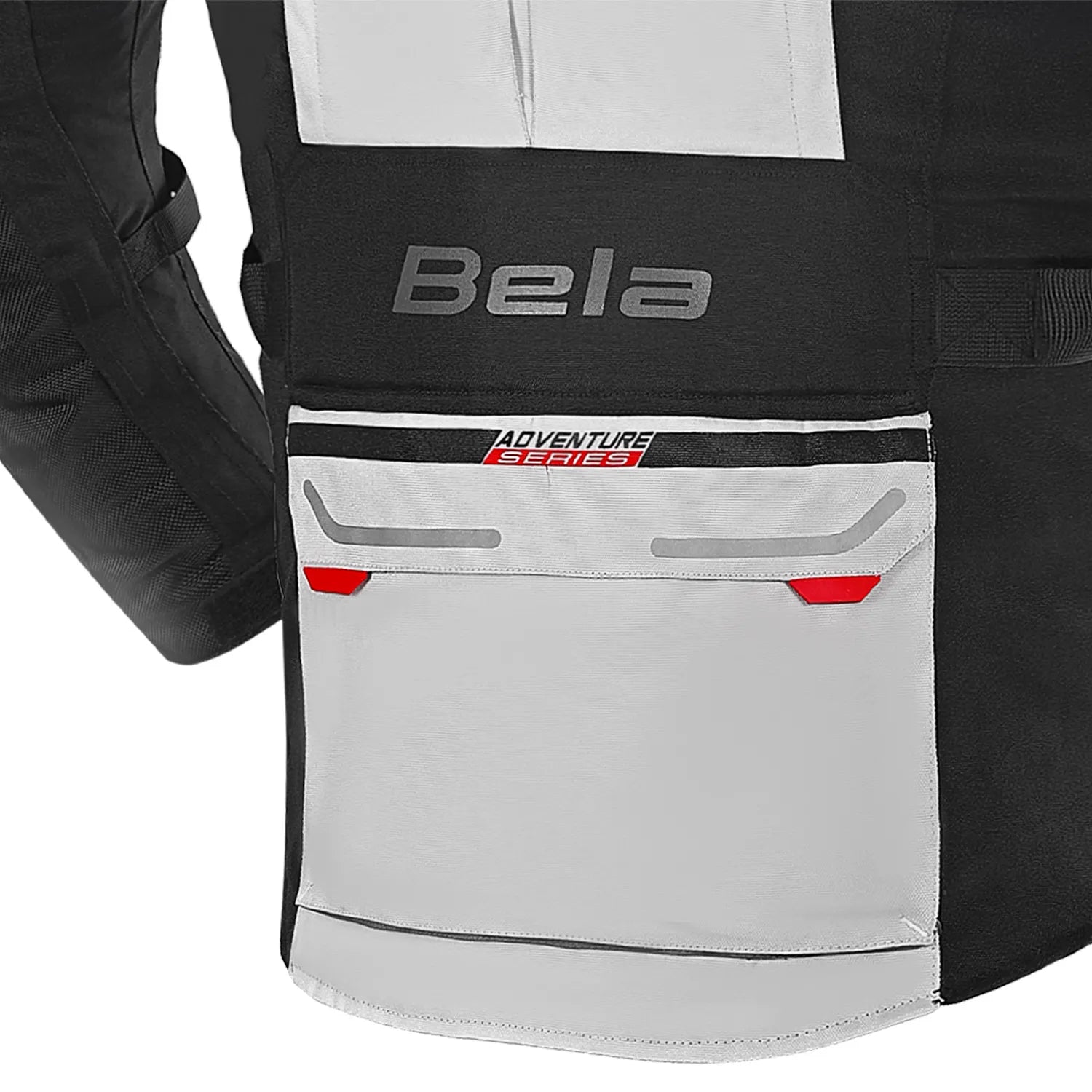 BELA TRANSFORMER MOTORCYCLE TOURING WATER-RESISTANT JACKET ICE BLACK BLUE