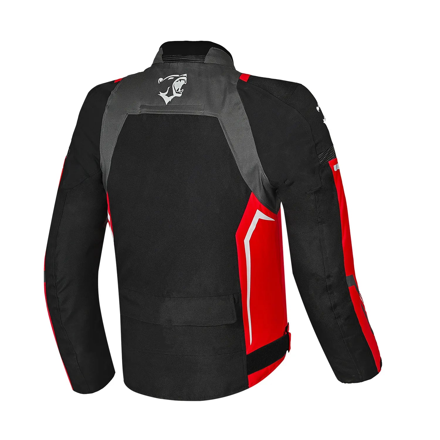 BELA Cordaniel Textile Motorcycle 4 Seasons Jacket Black Dark Gray Red
