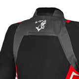 BELA Cordaniel Textile Motorcycle 4 Seasons Jacket Black Dark Gray Red