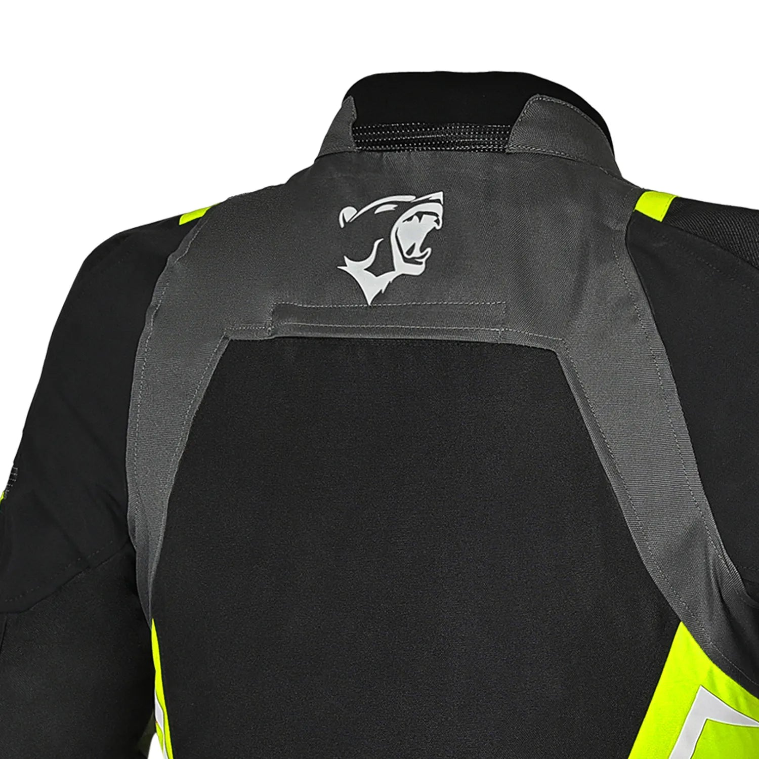 BELA Cordaniel Textile Motorcycle Jacket Men Black/Dark Gray/ Yellow Flouro