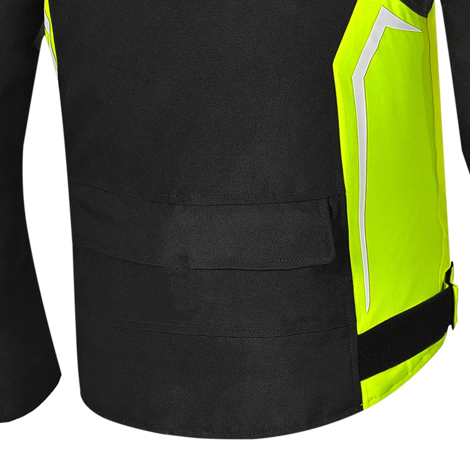 BELA Cordaniel Textile Motorcycle Jacket Men Black/Dark Gray/ Yellow Flouro