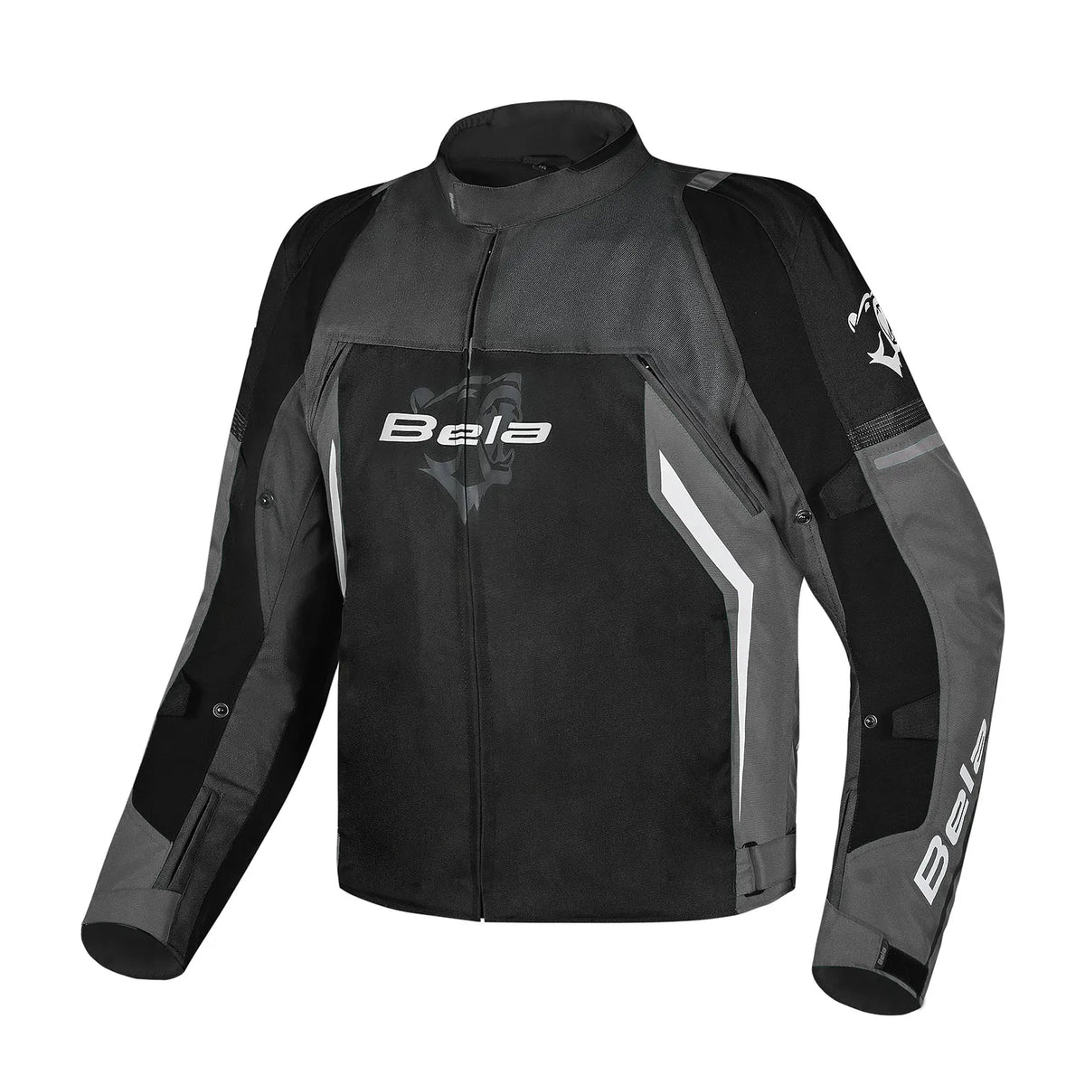 BELA Cordaniel Textile 4 Seasons Motorcycle Jacket Black Dark Gray