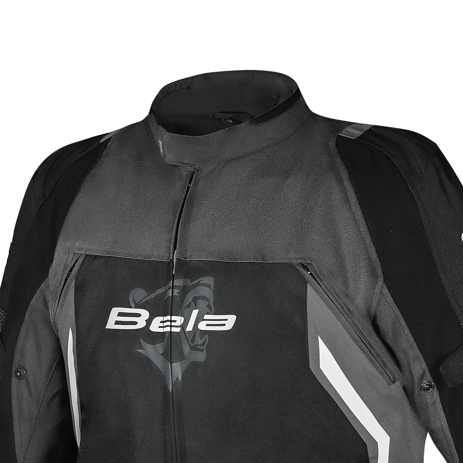 BELA Cordaniel Textile 4 Seasons Motorcycle Jacket Black Dark Gray
