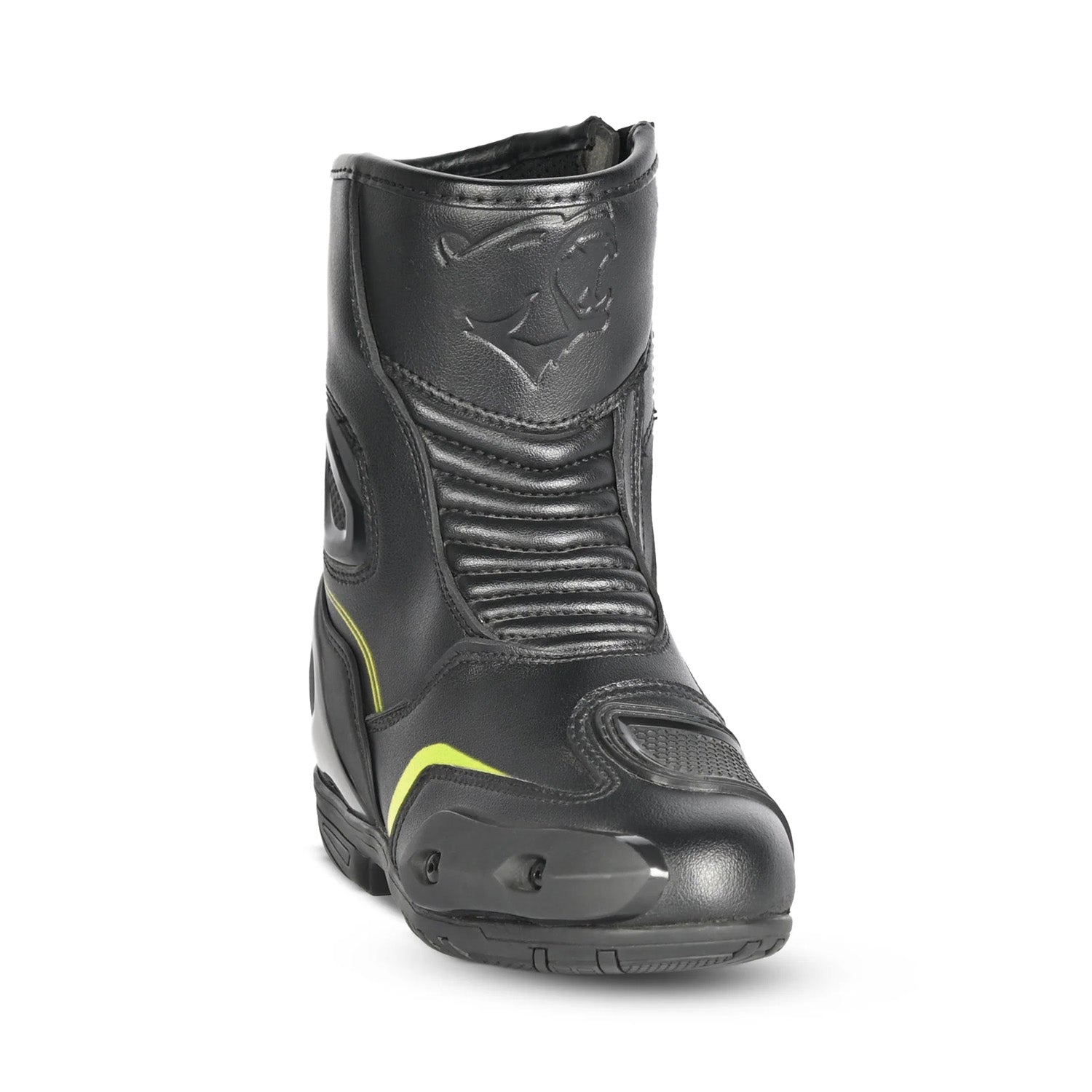 BELA FASTER 2.0 Men's Motorcycle Racing Boots Black/Fluor Yellow