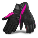 BELA HIGHWAY WOMEN WINTER MOTORCYCLE GLOVES BLACK PINK