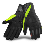 BELA - HIGHWAY WINTER WP LADY LEATHER GLOVE BLACK/FLUOR YELLOW