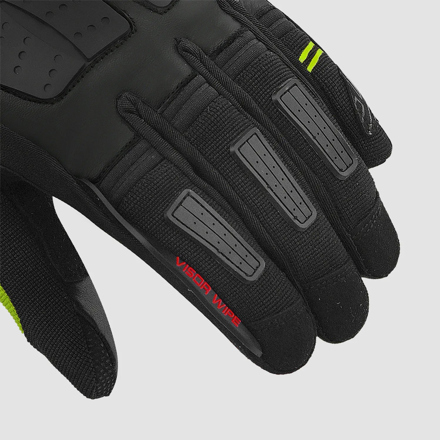 BELA - HIGHWAY WINTER WP LADY LEATHER GLOVE BLACK/FLUOR YELLOW