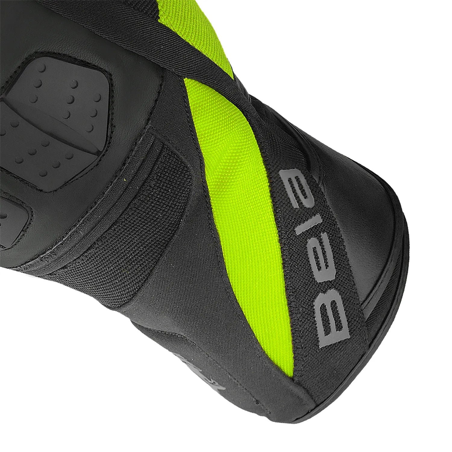 BELA - HIGHWAY WINTER WP LADY LEATHER GLOVE BLACK/FLUOR YELLOW