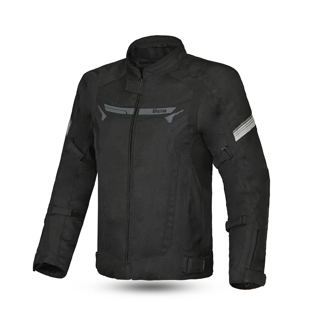 Bela  Highland Man Textile Motorbike Jacket Black