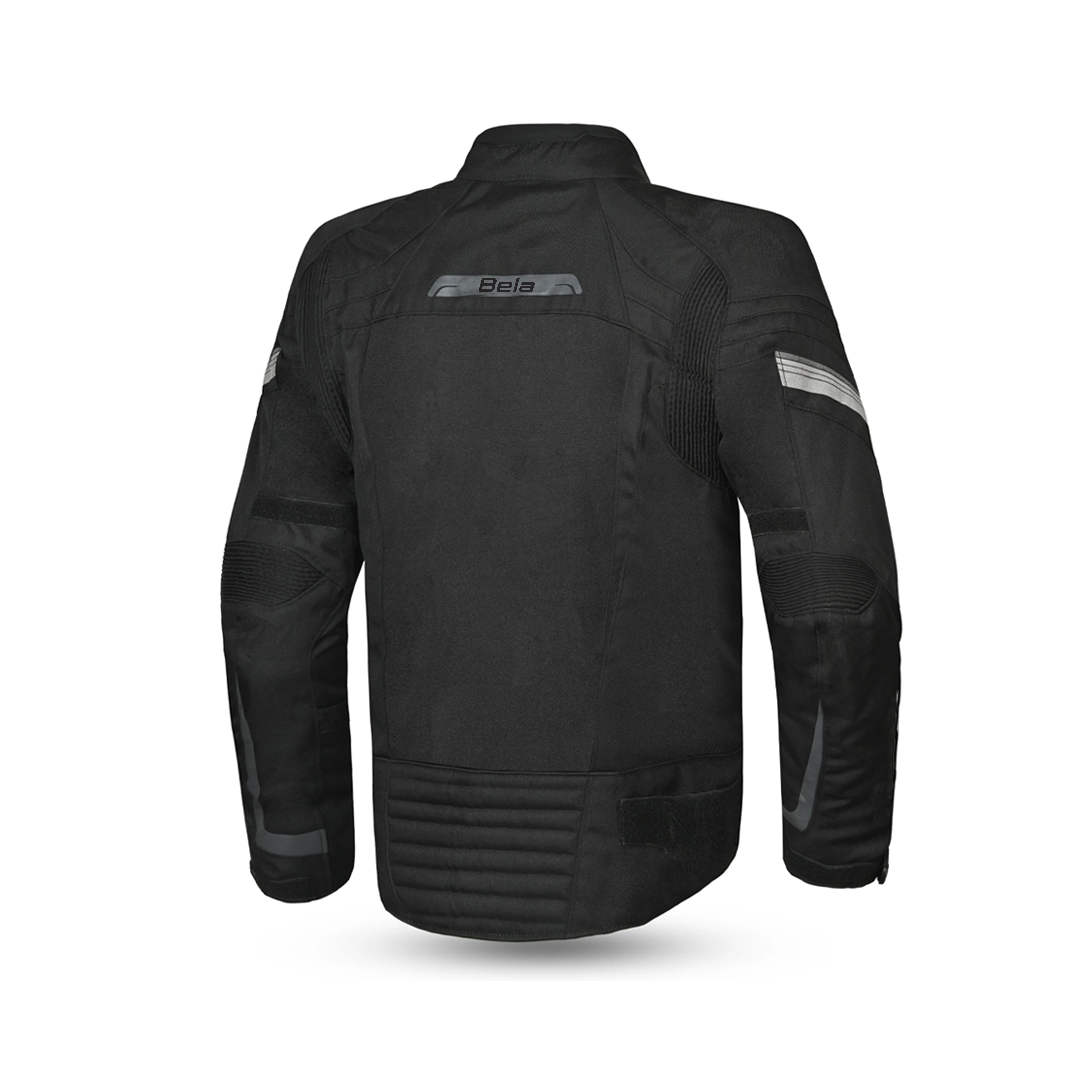 Bela  Highland Man Textile Motorbike Jacket Black