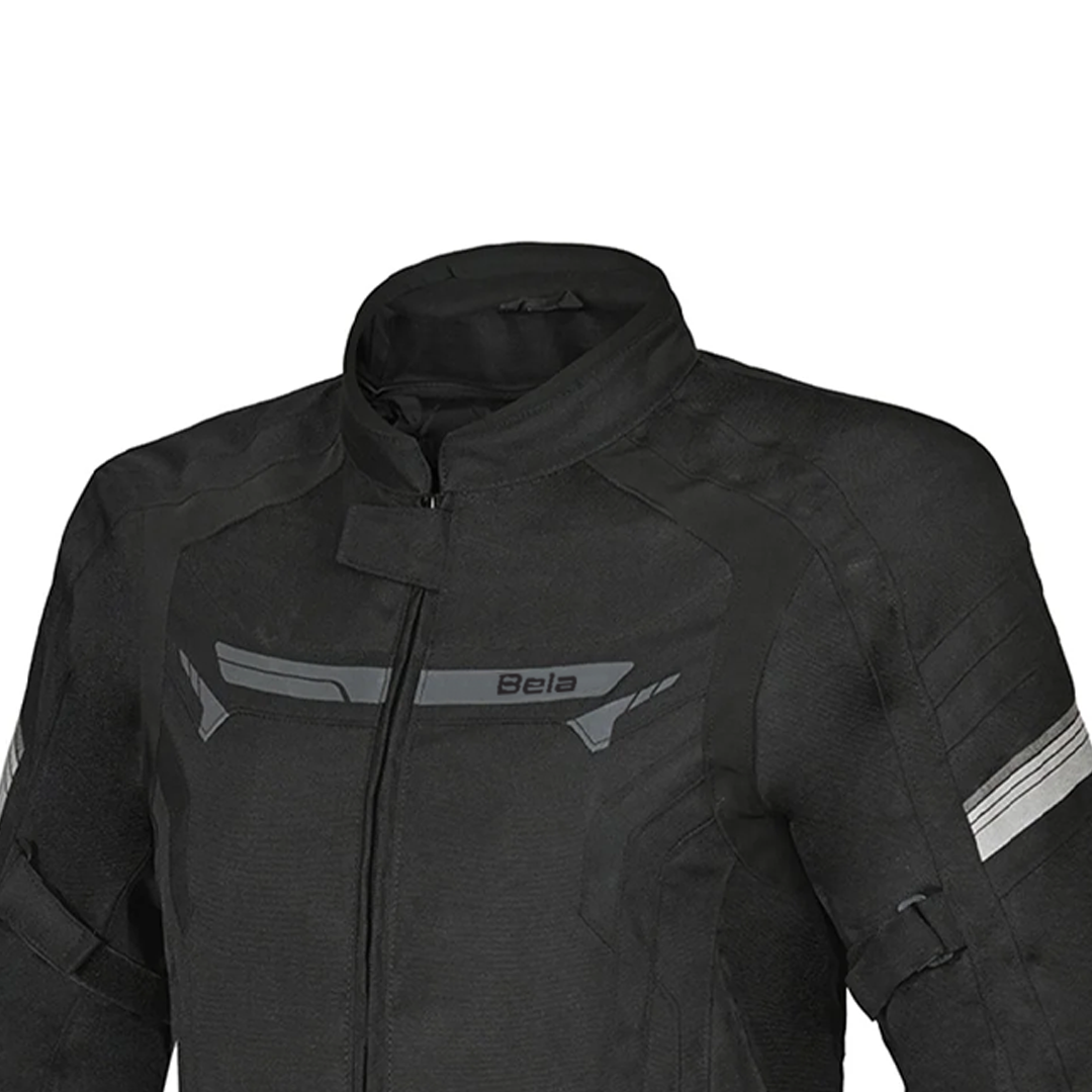 BELA HIGHLAND MAN MOTORCYCLE TEXTILE JACKET BLACK GREY