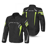 BELA HIGHLAND MAN MOTORCYCLE JACKET BLACK GREY YELLOW FLURO