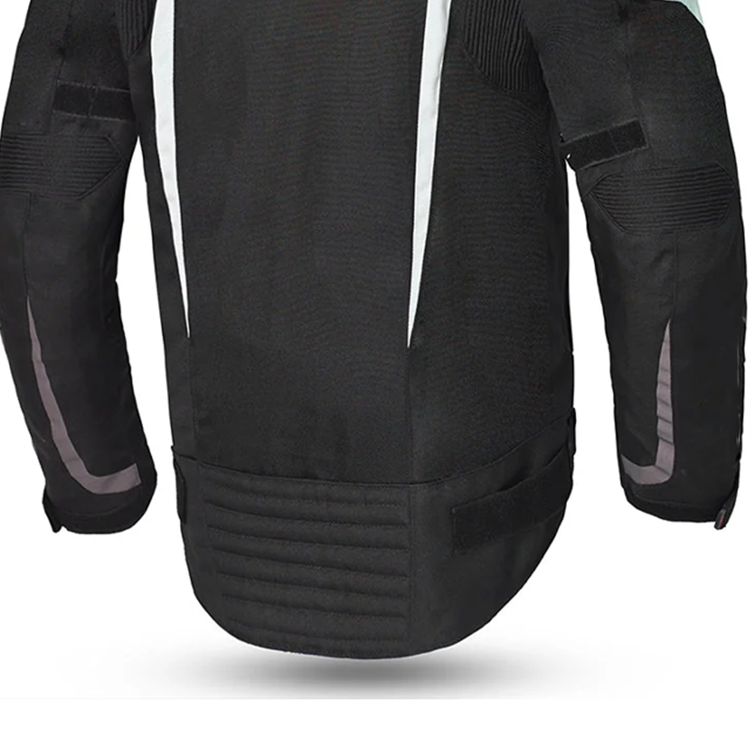 Bela Highland Man Textile Motorcycle Jacket  Black Red