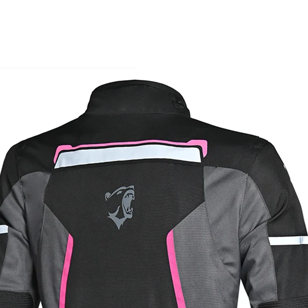 BELA Hurricane Lady Motorcycle Jacket Black Fuchsia