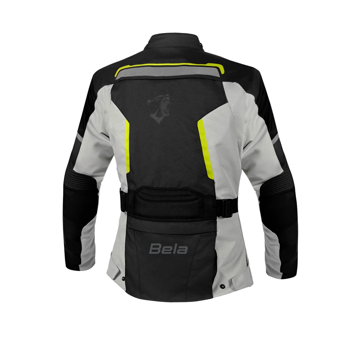 BELA Hurricane Lady 3in1 Motorcycle textile Jacket Black Grey Yellow