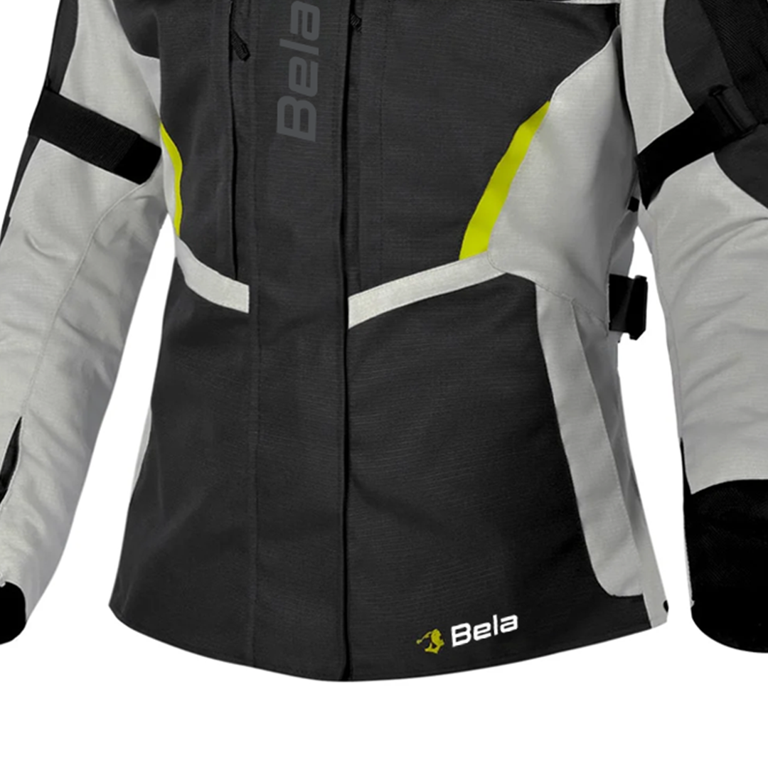 BELA Hurricane Lady 3in1 Motorcycle textile Jacket Black Grey Yellow