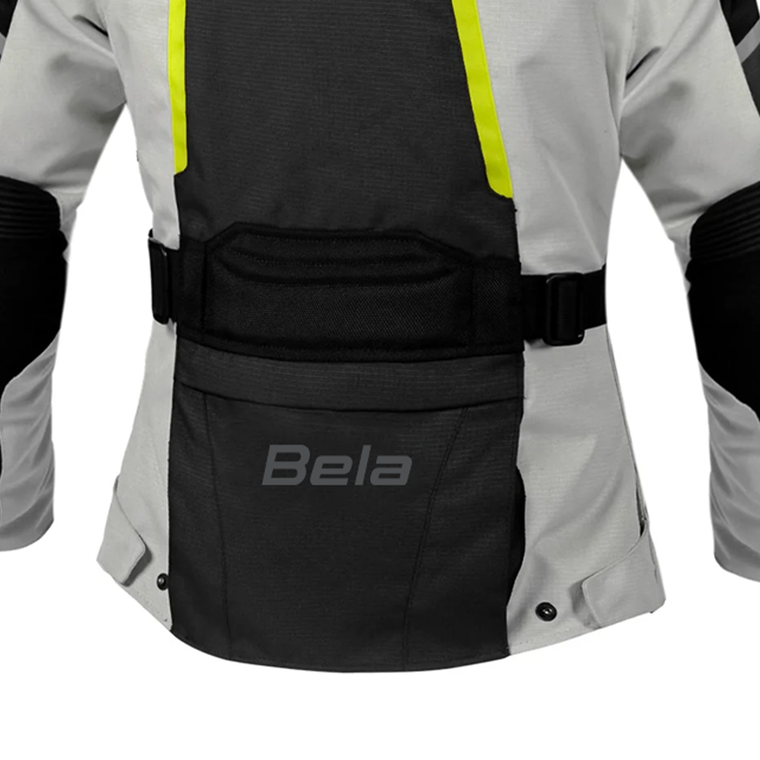 BELA Hurricane Lady 3in1 Motorcycle textile Jacket Black Grey Yellow