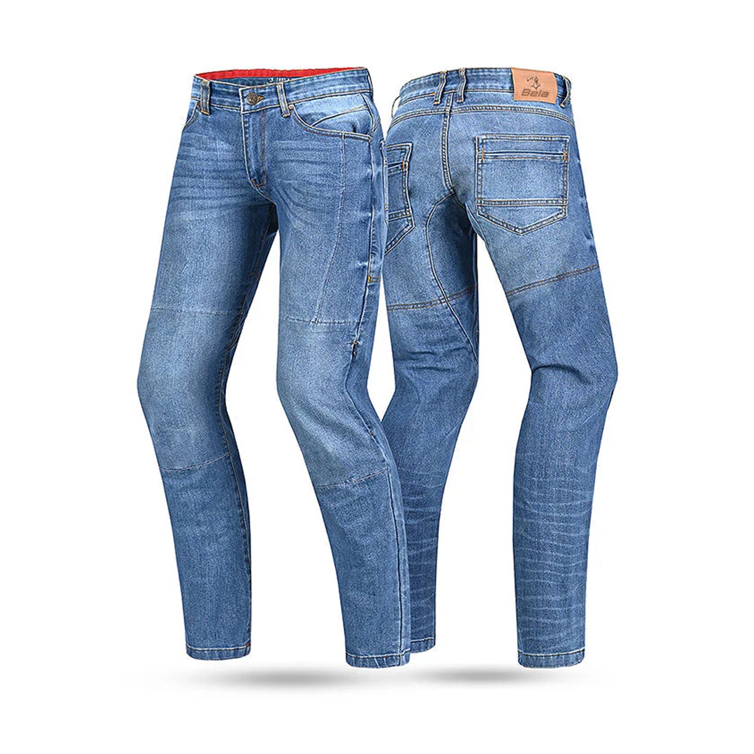 BELA KEVIN (MXD-403) MEN MOTORCYCLE CE APROBADO JEANS BLUE