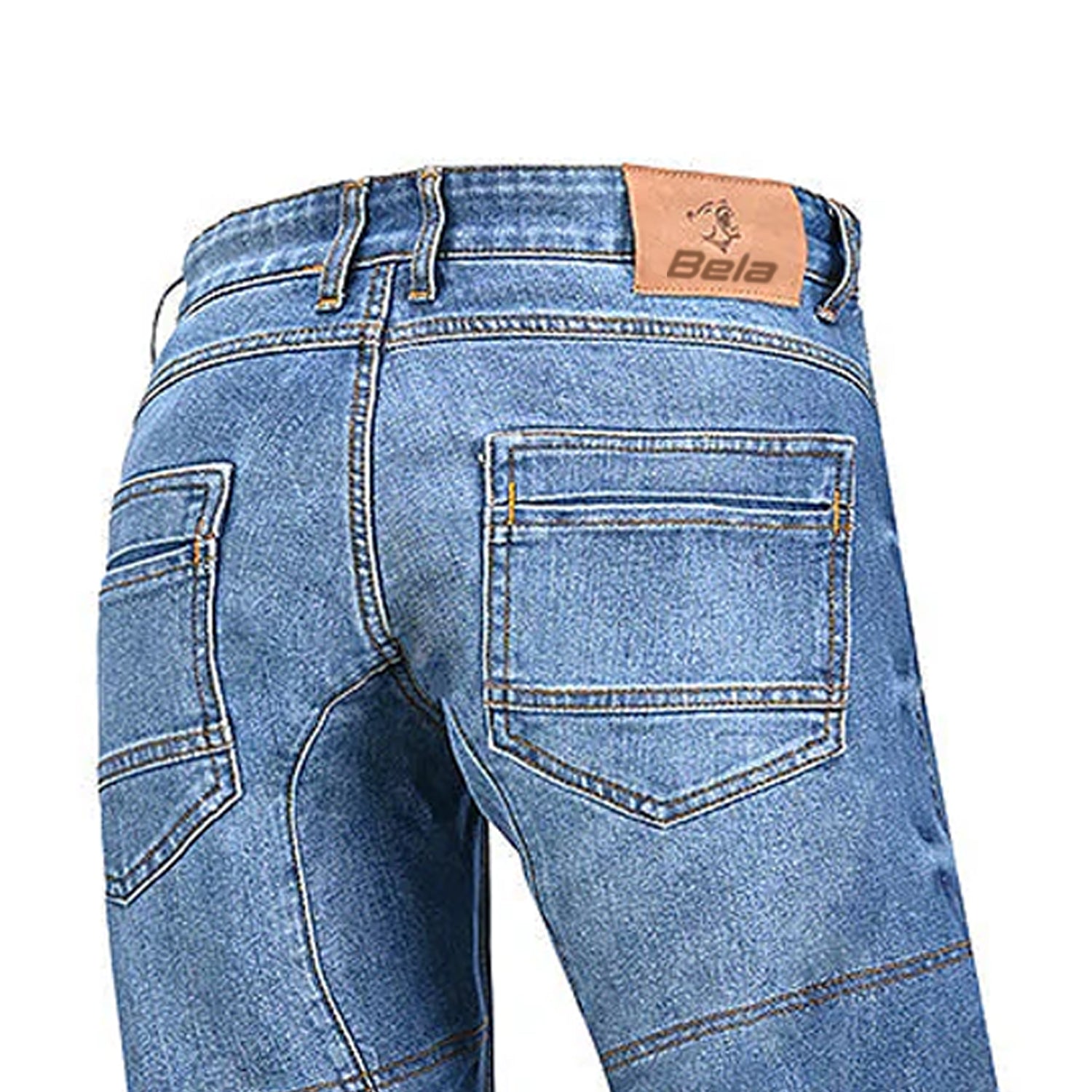 BELA KEVIN (MXD-403) MEN MOTORCYCLE CE APROBADO JEANS BLUE