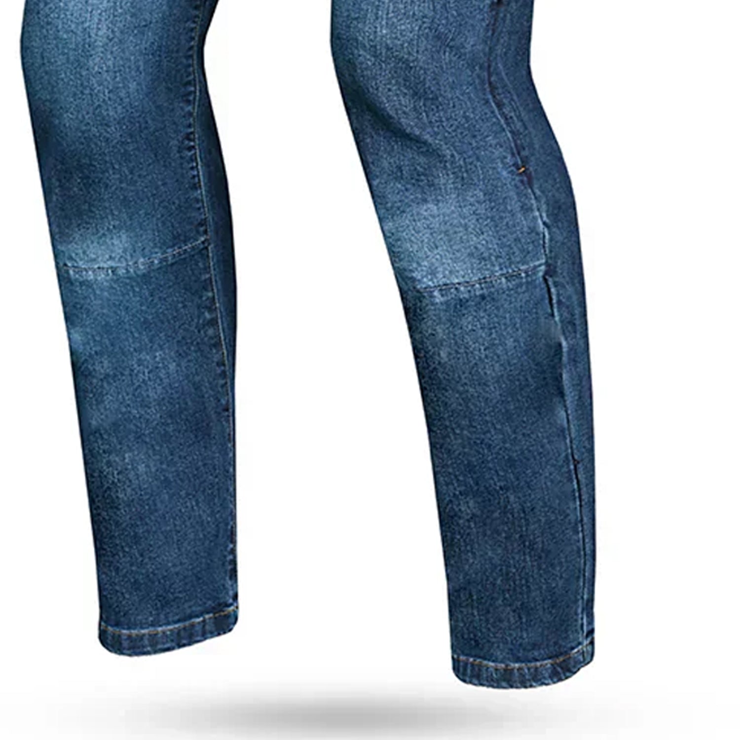 BELA KEVIN MEN MOTORCYCLE DENIM JEANS 34L DARK RANDOM BLUE