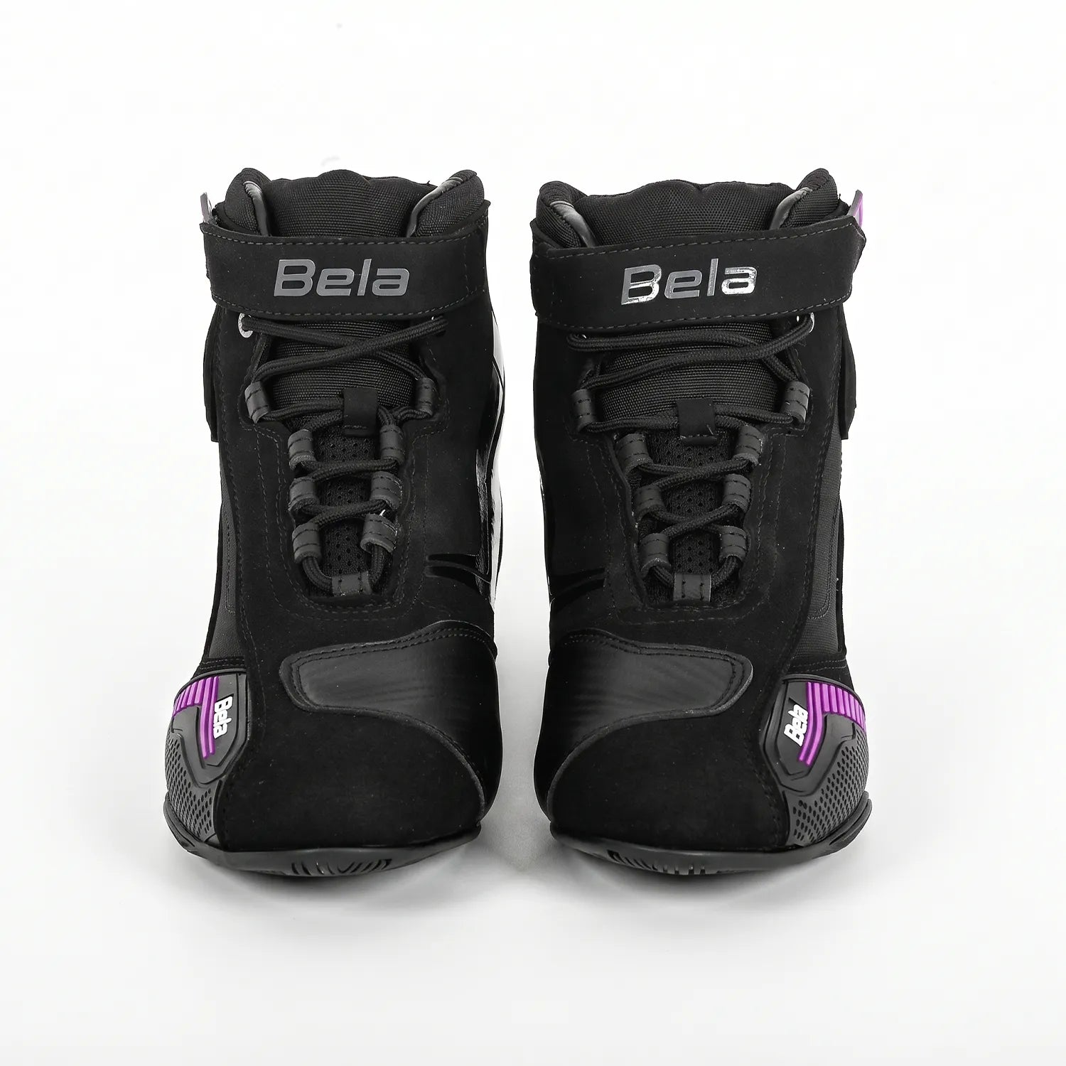 BELA Kiva Lady Motorcycle Urban Boots Black Purple