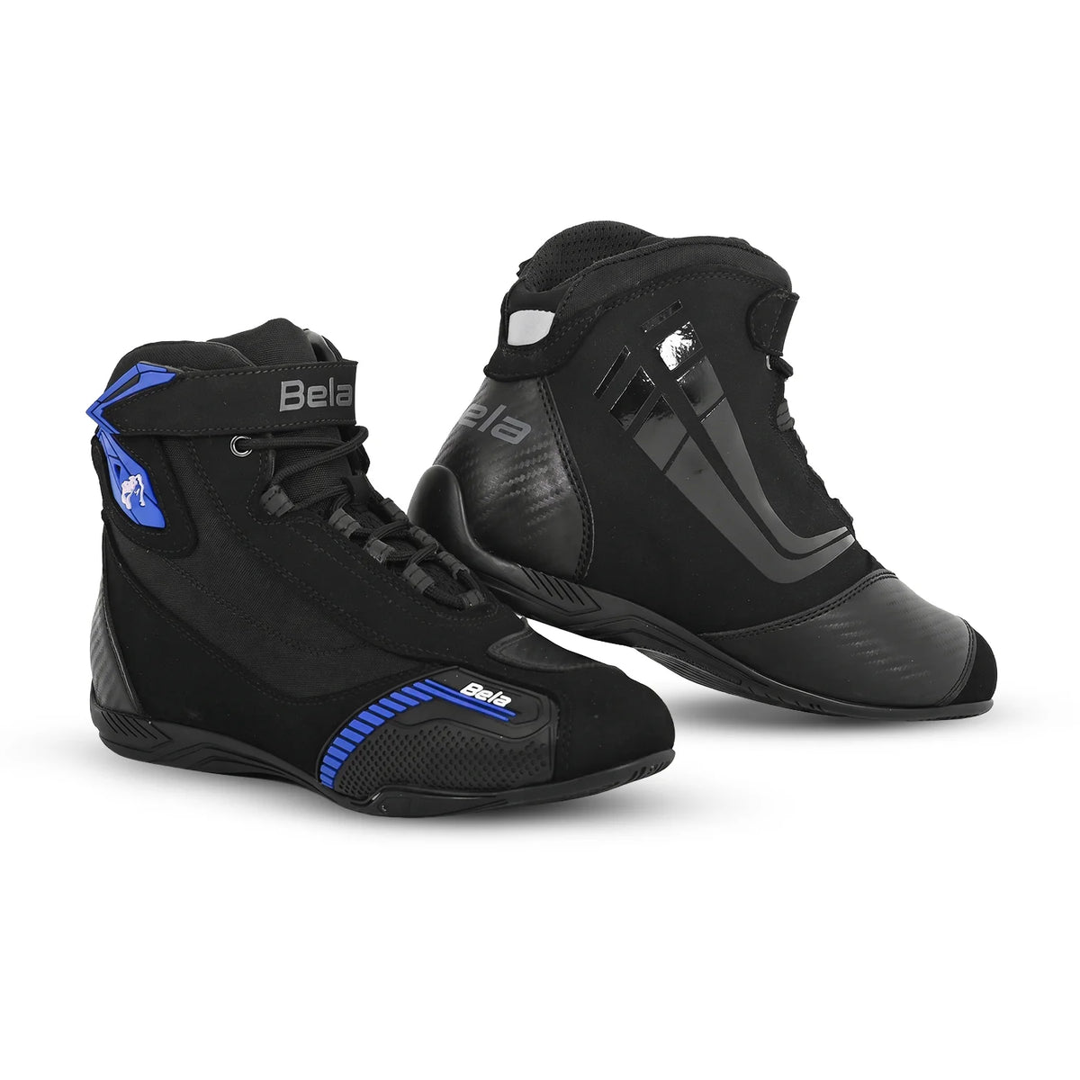 BELA Kiva Man Urban Motorcycle Boots Black Blue