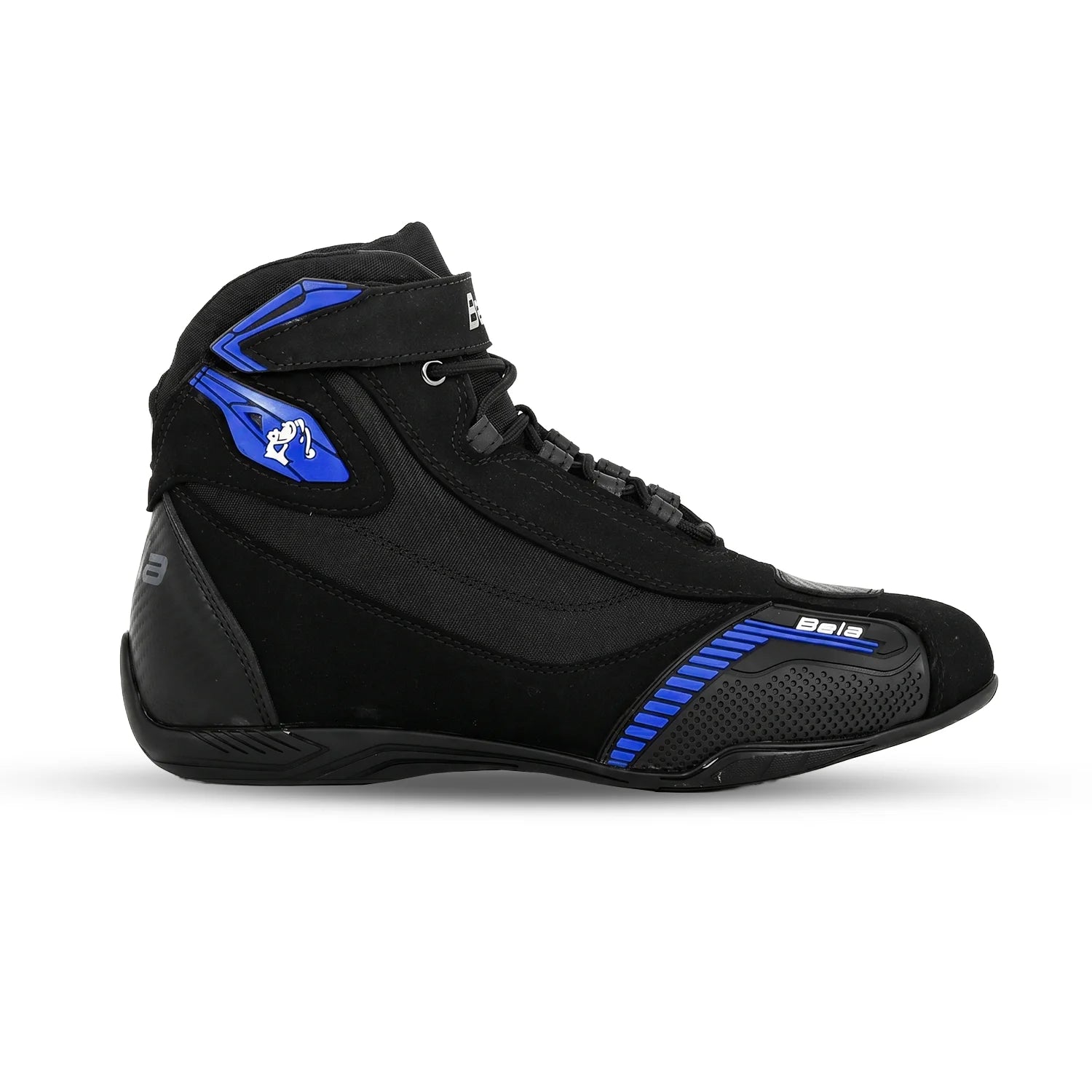 BELA Kiva Man Urban Motorcycle Boots Black Blue