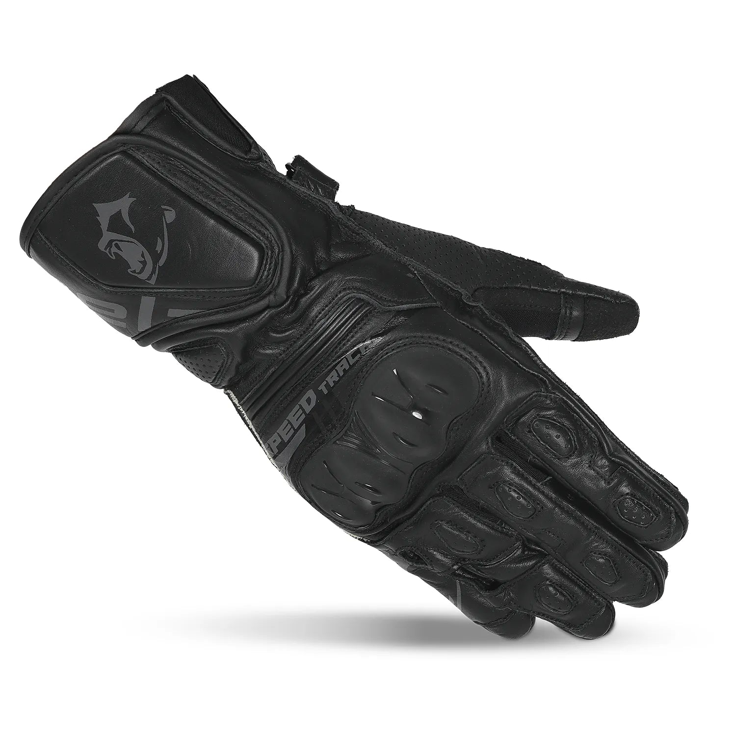 Bela Lemox Motorcycle Leather Gloves Black