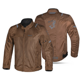 BELA Mesh Pro Man Motorcycle Touring Textile Jacket Brown