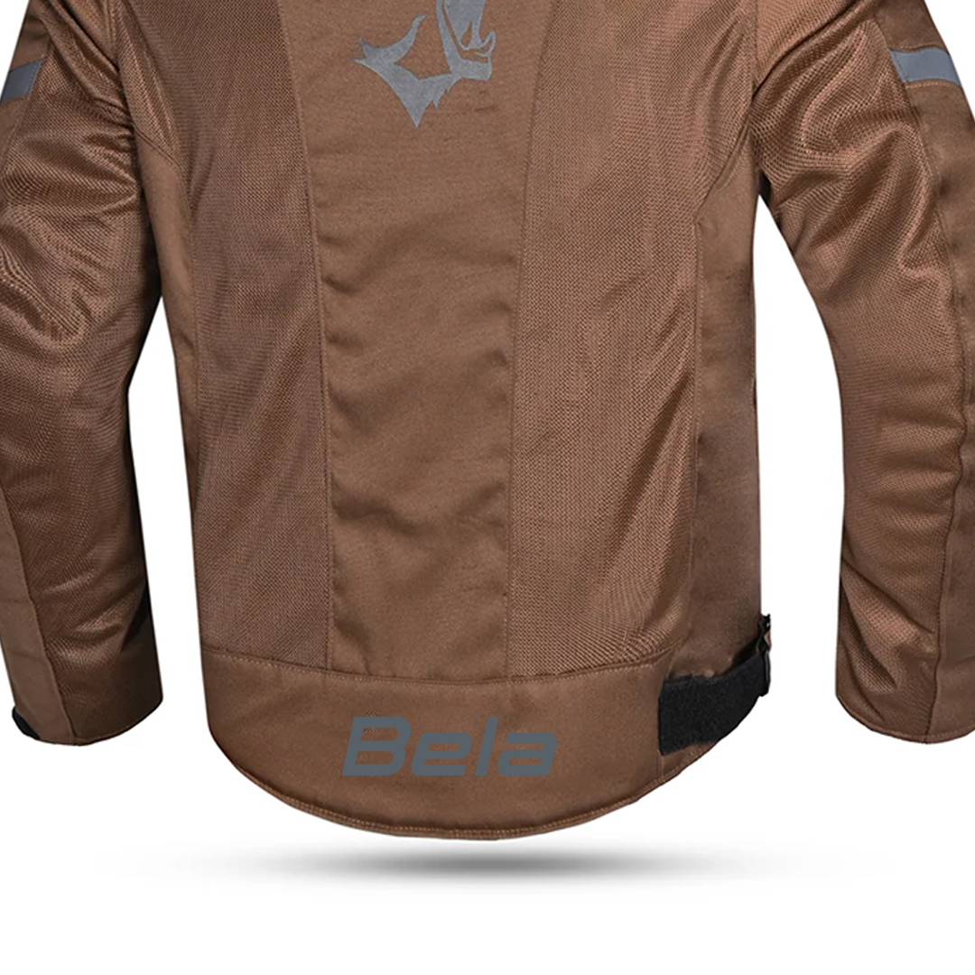 BELA Mesh Pro Man Motorcycle Touring Textile Jacket Brown