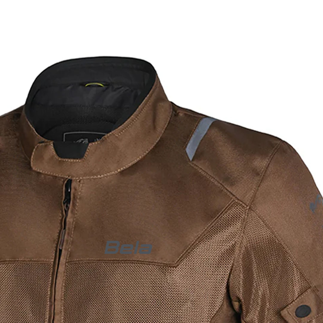 BELA Mesh Pro Man Motorcycle Touring Textile Jacket Brown