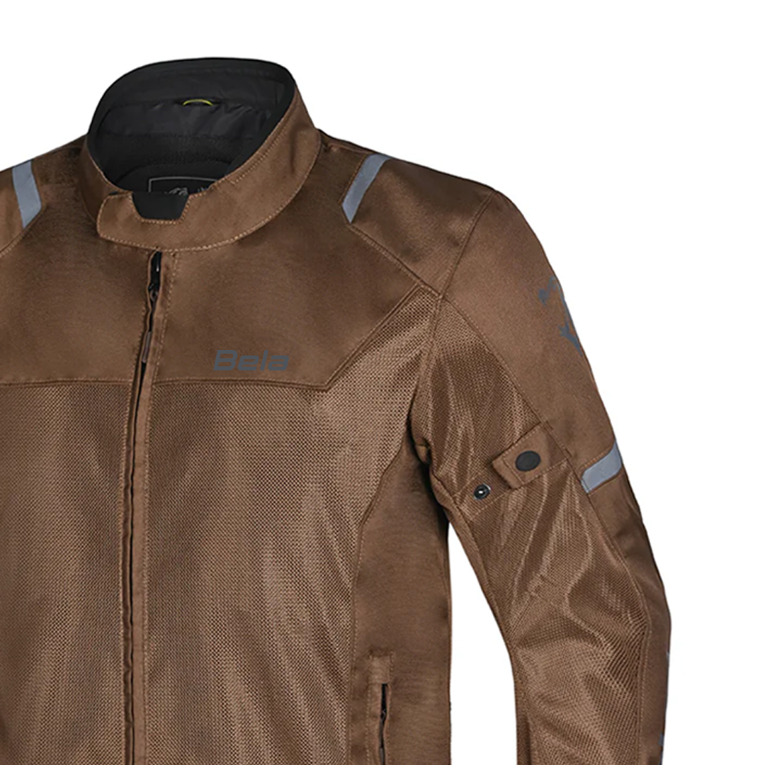 BELA Mesh Pro Man Motorcycle Touring Textile Jacket Brown