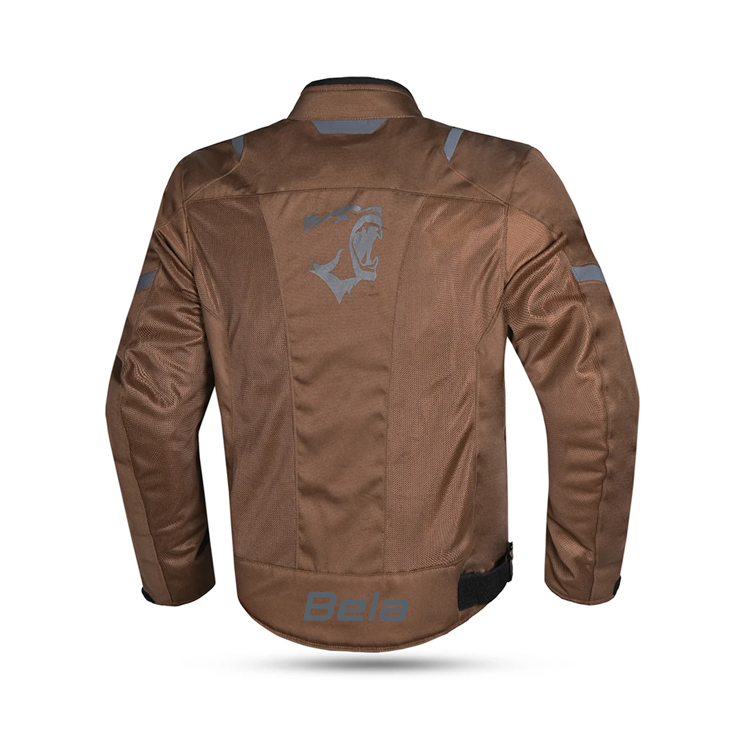 BELA Mesh Pro Man Motorcycle Touring Textile Jacket Brown