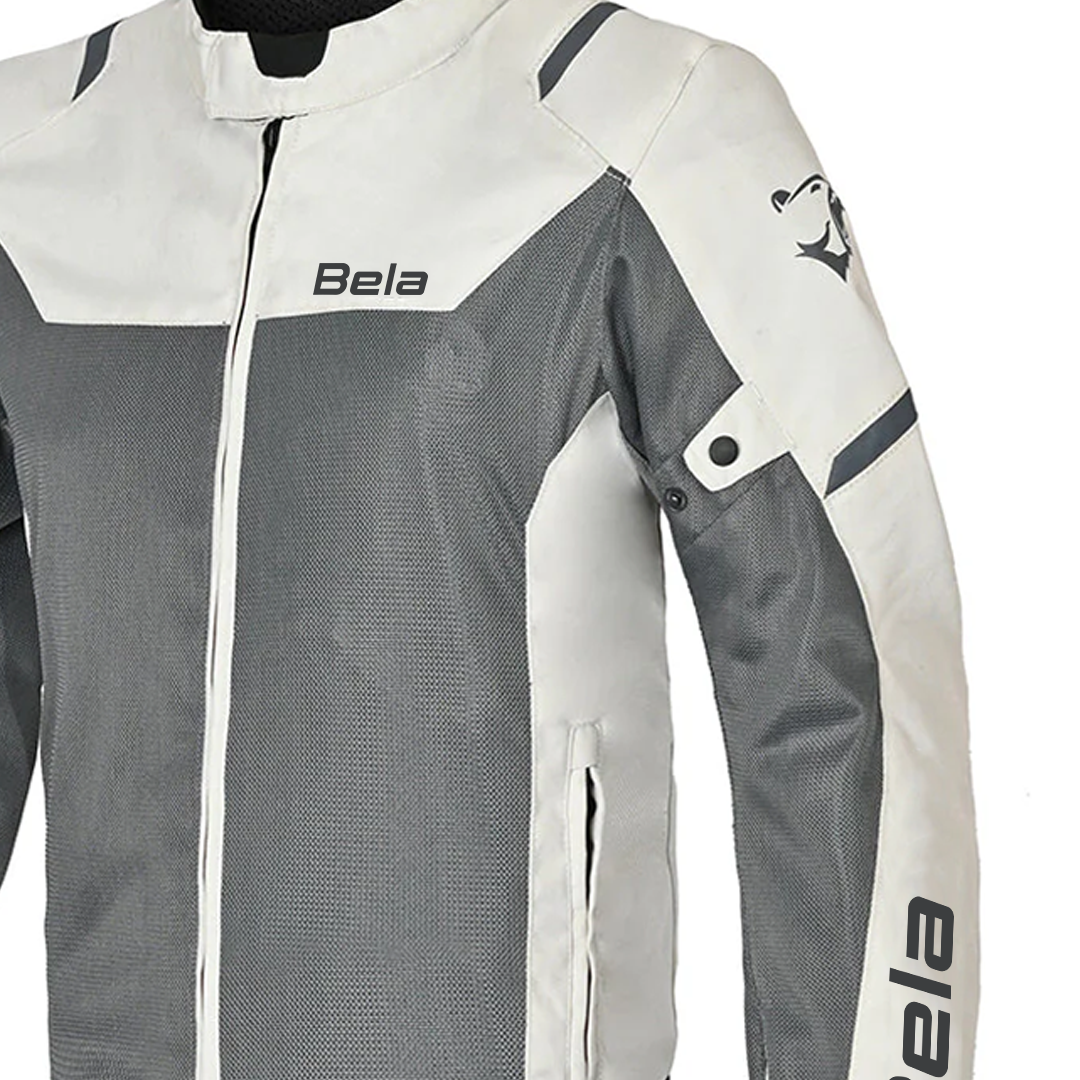BELA Mesh Pro Man  Summer Motorcycle Jacket Grey Ice