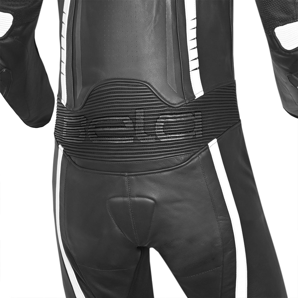 BELA X-Race 1PC Motorcycle Racing Leather Suit Black/White/Anthracite