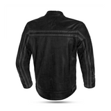 Bela Night Hawk - Leather motorcycle jacket  - Black Grey