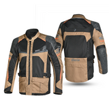 BELA Onsaker Motorcycle Textile Jacket Sand Black Orange