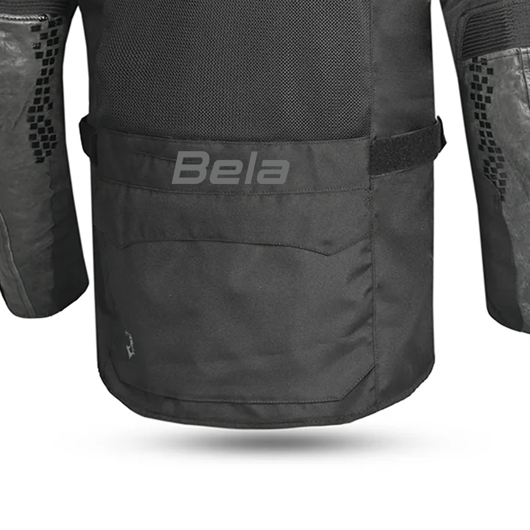BELA Onsaker Motorcycle Textile touring Jacket Black Red