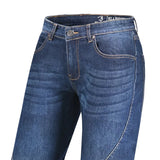 BELA ROCKER MEN MOTORCYCLE DENIM JEANS 34L BLUE SPRAY
