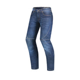 BELA ROCKER MEN MOTORCYCLE DENIM JEANS 34L BLUE SPRAY